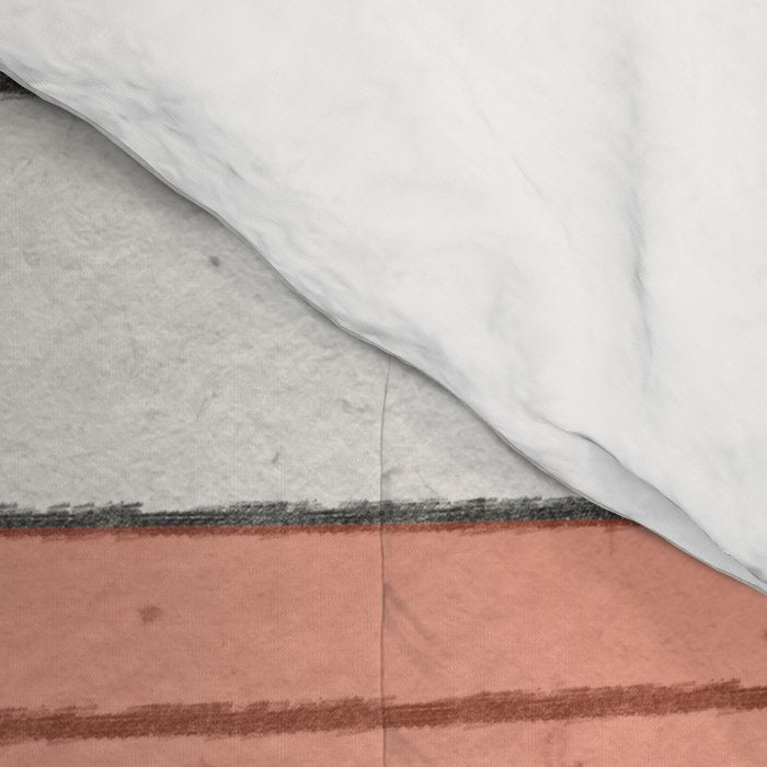 Peachy Modern Geometric  Comforter Gallery Image 4