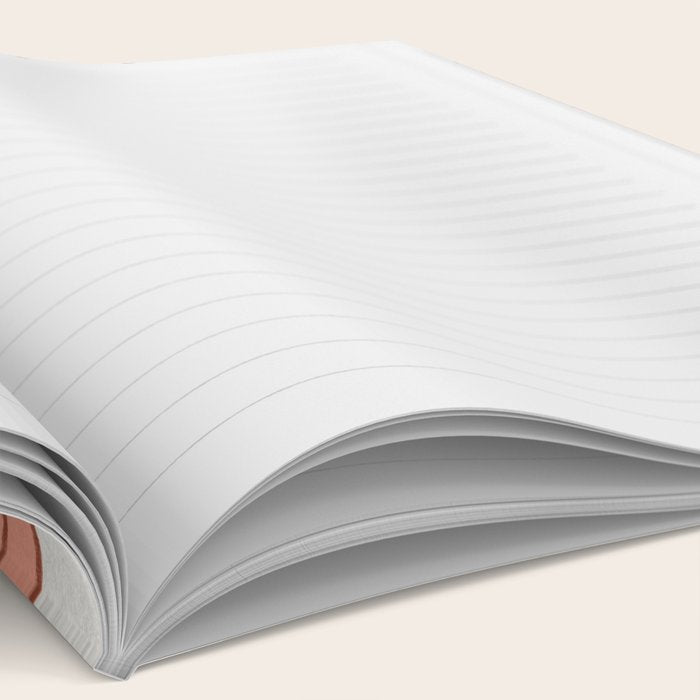 Peachy Modern Geometric  Notebook Gallery Image 2