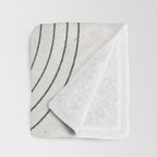 Peachy Modern Geometric  Throw Blanket Gallery Image 3