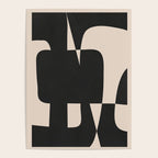 Modern Black And White Abstract Art 5 Poster Gallery Image 4