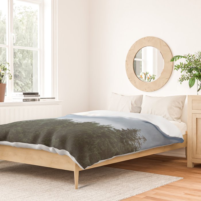 Olympic Mountain Adventures Duvet Cover Gallery Image 2