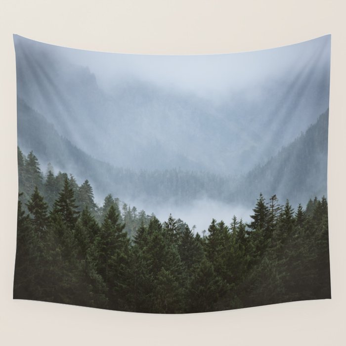 Olympic Mountain Adventures Wall Tapestry Gallery Image 4