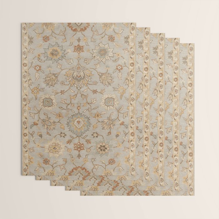 Antique Persian Floral Medallion Vector Painting Wrapping Paper Gallery Image 3