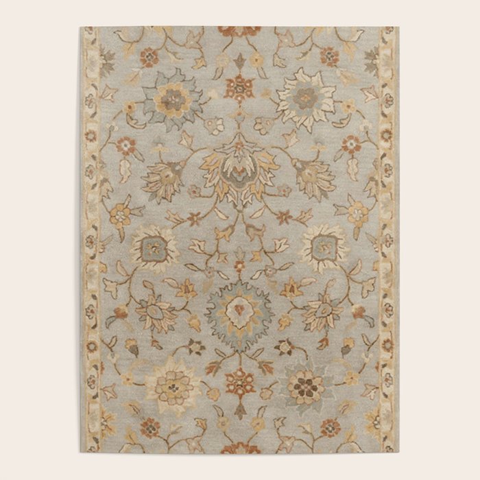 Antique Persian Floral Medallion Vector Painting Poster Gallery Image 4
