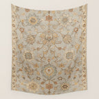Antique Persian Floral Medallion Vector Painting Wall Tapestry Gallery Image 4