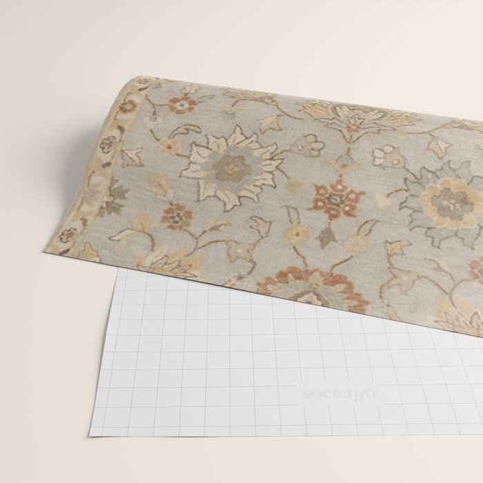 Antique Persian Floral Medallion Vector Painting Wrapping Paper Gallery Image 2