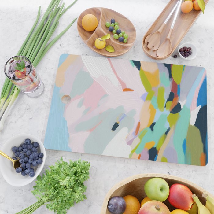 abstract summer hills Cutting Board Gallery Image 2