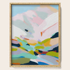 abstract summer hills Serving Tray Gallery Image 1