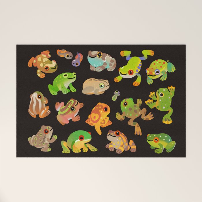 Tree frog - dark Welcome Mat Gallery Image 1