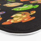 Tree frog - dark Bath Mat Gallery Image 3