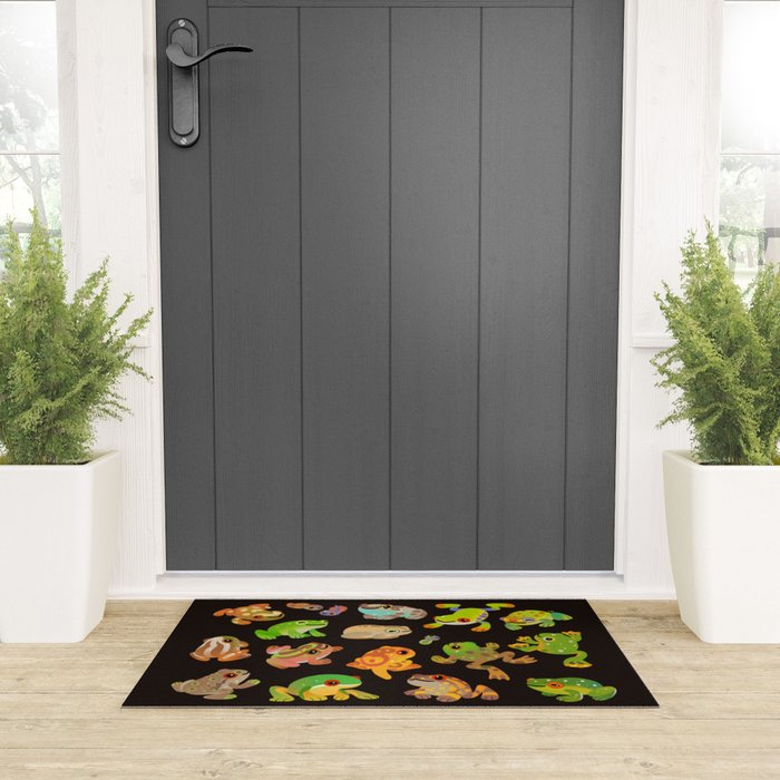 Tree frog - dark Welcome Mat Gallery Image 3