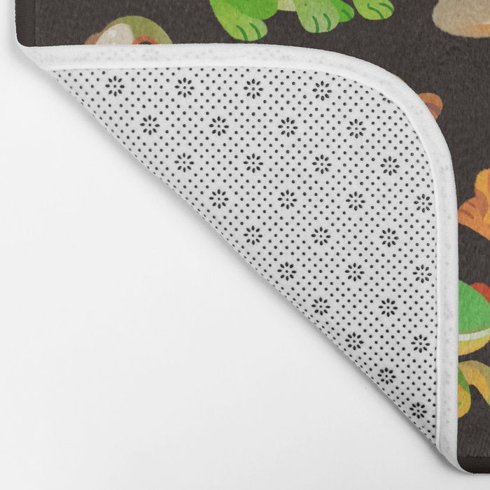 Tree frog - dark Bath Mat Gallery Image 2