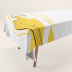 Sun Kissed Shy Girl Tablecloth Gallery Image 1