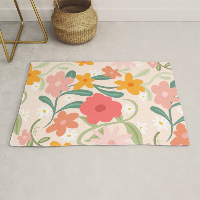 Bold Flowers Rug Gallery Image 1