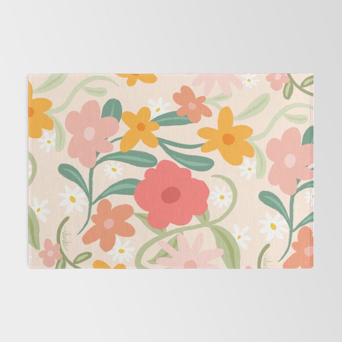 Bold Flowers Rug Gallery Image 2