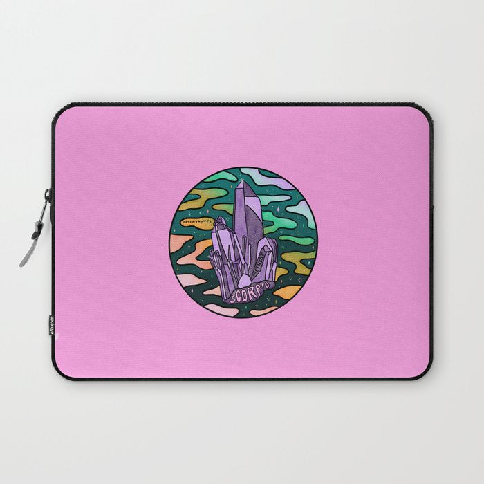 Scorpio Crystal Laptop Sleeve Gallery Image 1