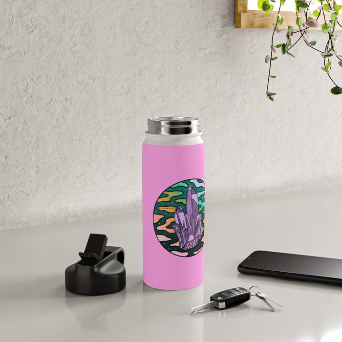 Scorpio Crystal Water Bottle Gallery Image 4