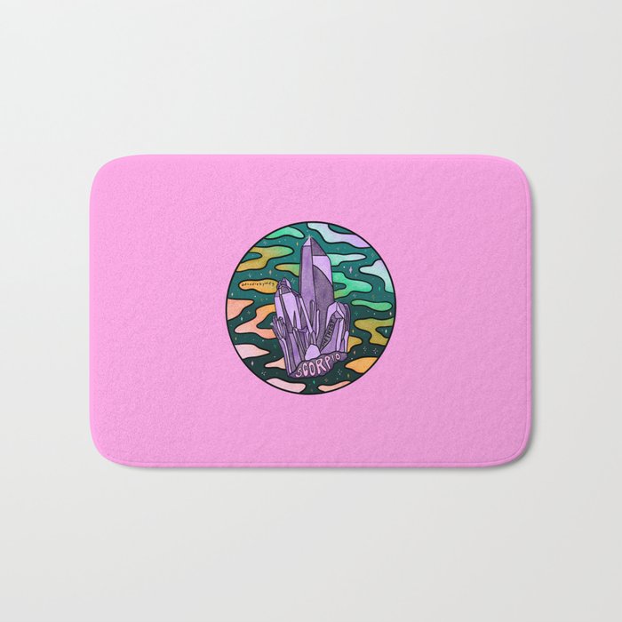 Scorpio Crystal Bath Mat Gallery Image 1