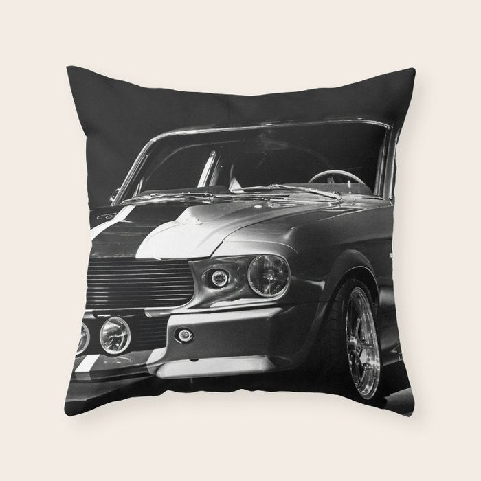 1967 Mustang Shelby GT 500 Throw Pillow Gallery Image 6