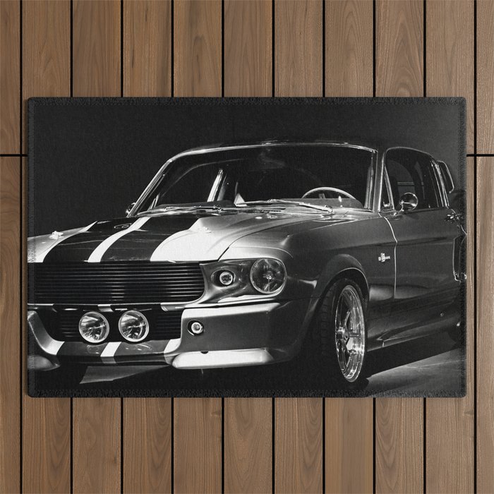 1967 Mustang Shelby GT 500 Outdoor Rug Gallery Image 1