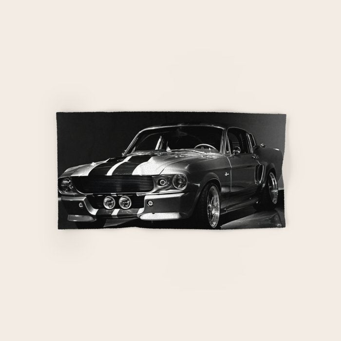 1967 Mustang Shelby GT 500 Bath Towel Gallery Image 1