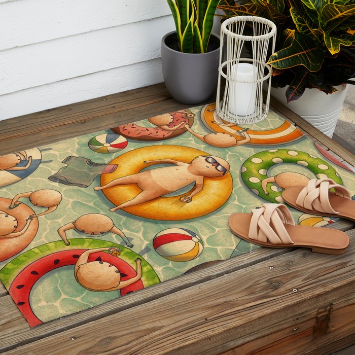 Summertime Outdoor Rug Gallery Image 2