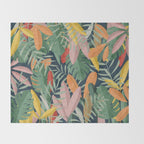 Tropical forest Throw Blanket Gallery Image 2