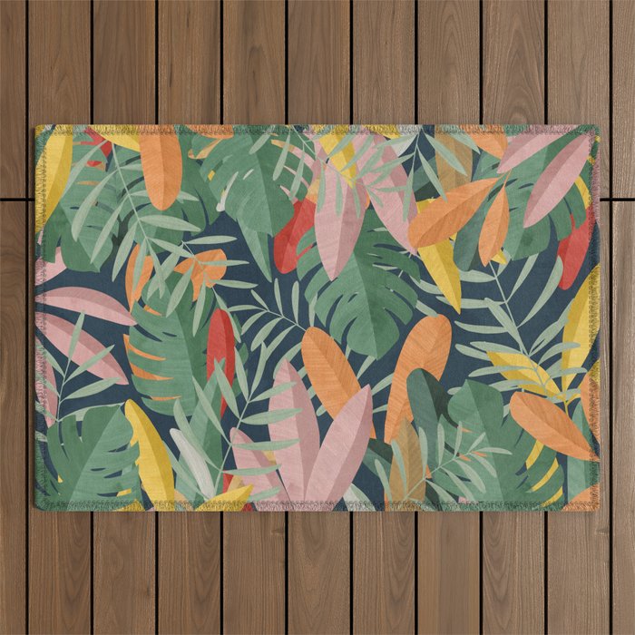 Tropical forest Outdoor Rug Gallery Image 1