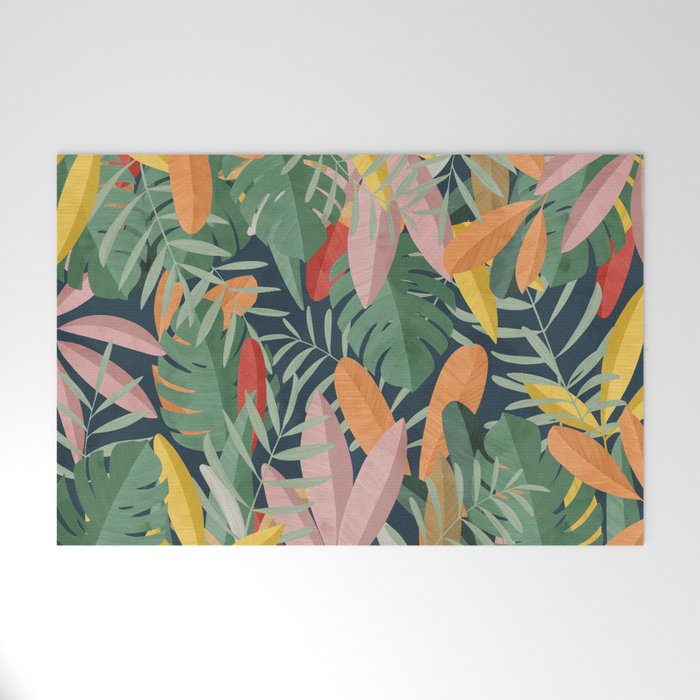 Tropical forest Welcome Mat Gallery Image 1