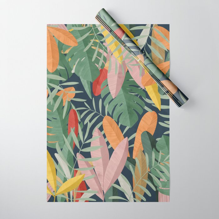 Tropical forest Wrapping Paper Gallery Image 1