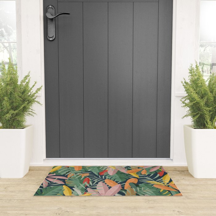 Tropical forest Welcome Mat Gallery Image 3