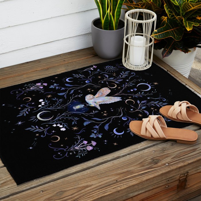 Moonlight Owl Outdoor Rug Gallery Image 2