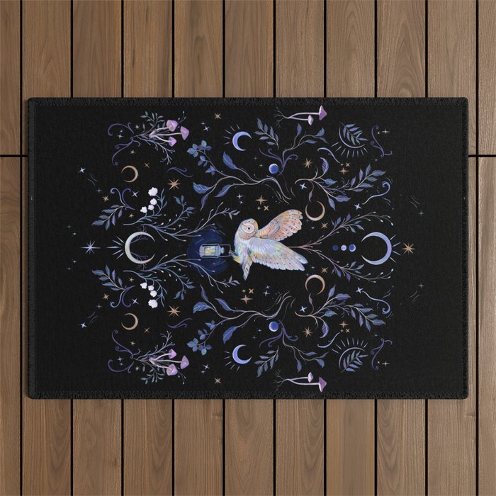 Moonlight Owl Outdoor Rug Gallery Image 1
