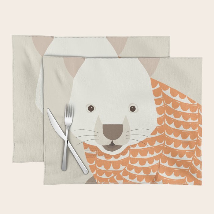 Whimsical Quokka Placemat Gallery Image 1