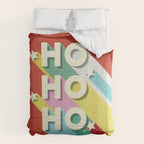 Ho Ho Ho Christmas typography Comforter Gallery Image 6