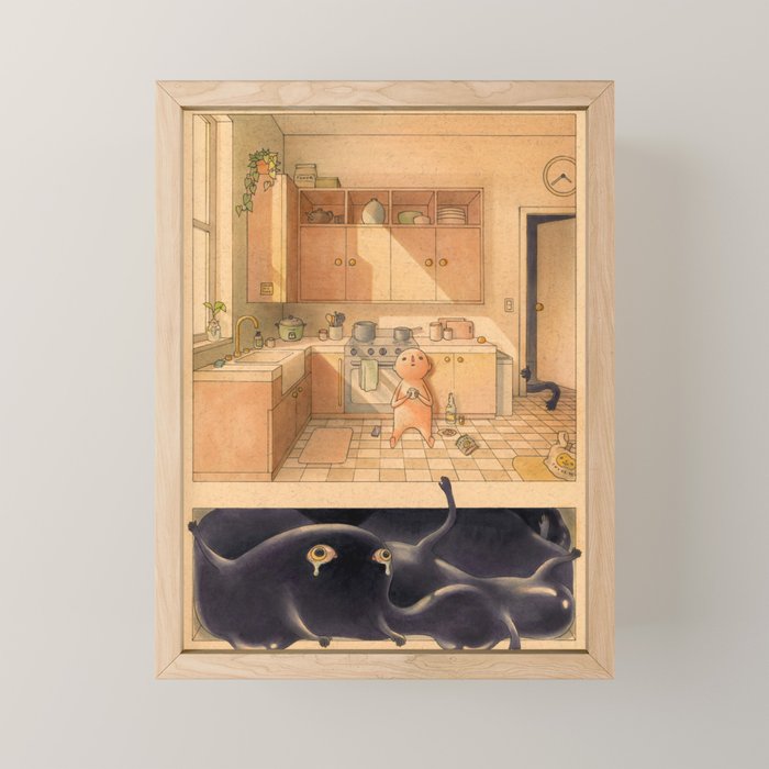 Ugly Feeling  Mini Art Print Gallery Image 1