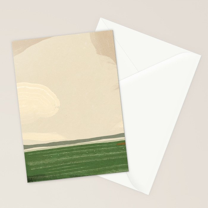 Large landscape -Sky and field Stationery Card Gallery Image 2