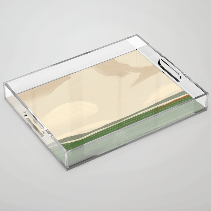 Large landscape -Sky and field Acrylic Tray Gallery Image 1