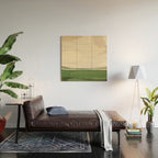 Large landscape -Sky and field Wood Wall Art Gallery Image 2
