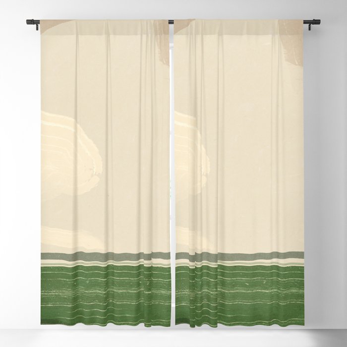 Large landscape -Sky and field Window Curtain Gallery Image 5