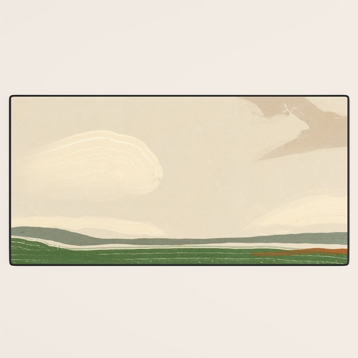 Large landscape -Sky and field Desk Mat Gallery Image 3
