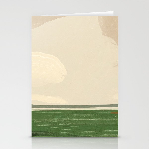 Large landscape -Sky and field Stationery Card Gallery Image 2