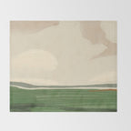 Large landscape -Sky and field Throw Blanket Gallery Image 2