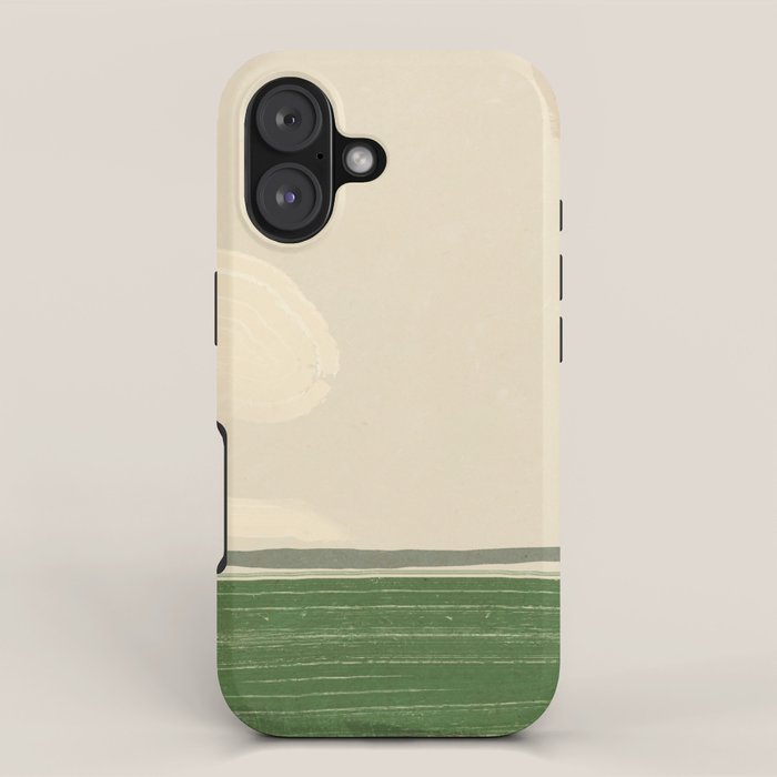 Large landscape -Sky and field iPhone Case Gallery Image 1