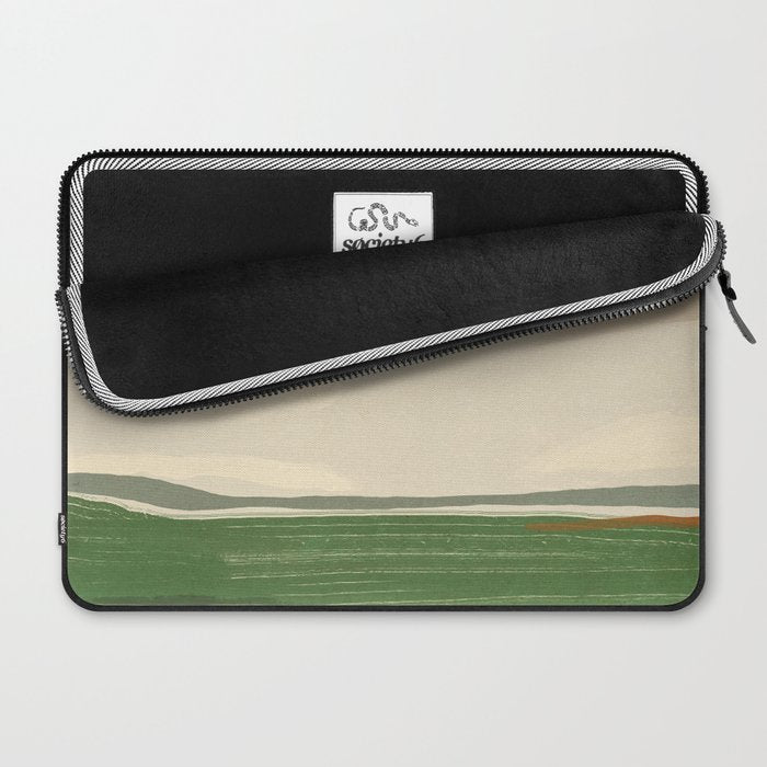 Large landscape -Sky and field Laptop Sleeve Gallery Image 2