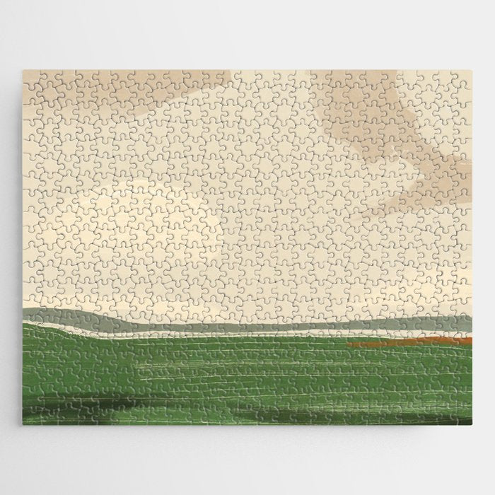 Large landscape -Sky and field Jigsaw Puzzle Gallery Image 1