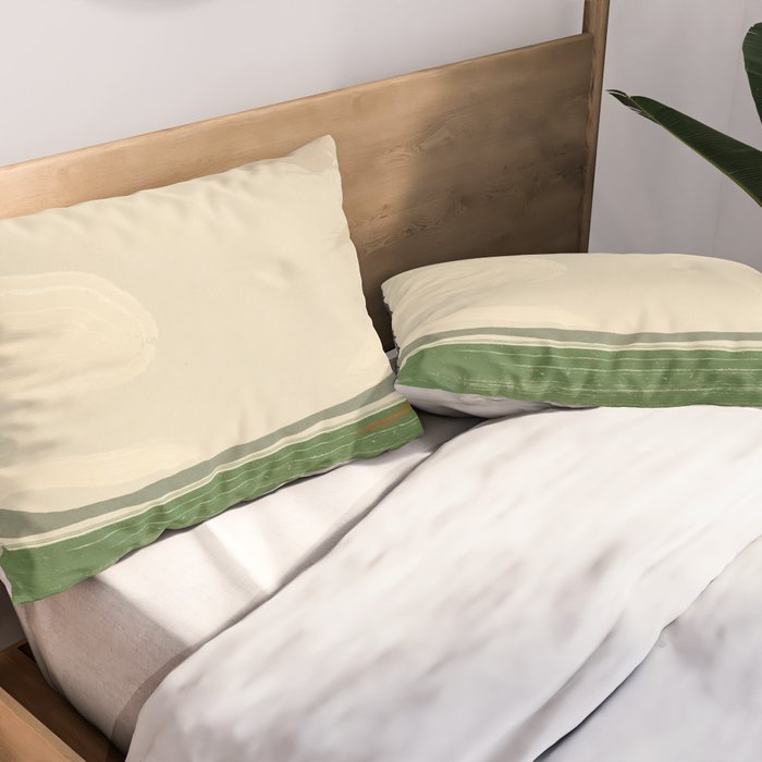 Large landscape -Sky and field Pillow Sham Gallery Image 2