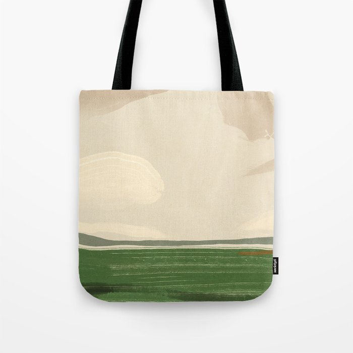 Large landscape -Sky and field Tote Bag Gallery Image 1