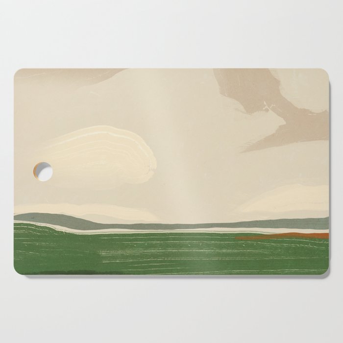 Large landscape -Sky and field Cutting Board Gallery Image 1