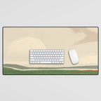 Large landscape -Sky and field Desk Mat Gallery Image 1